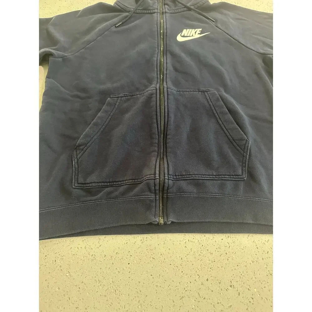 Nike Hoodie Womens Blue Sportswear Rally Fitness Training Size Medium
